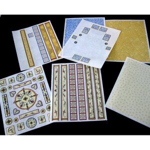 CREATIVE MEMORIES STICKERS,  Kleidescope Block, Stars, Confetti, ABC Monograms